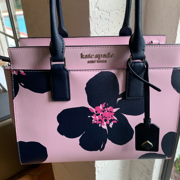 KATE SPADE CROSSBODY SATCHEL CAMERON MEDIUM FLORAL - Picture 10 of 10